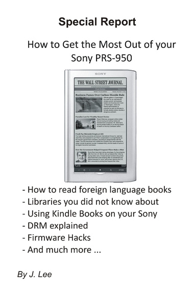 How to Get the Most Out of your Sony PRS-950
