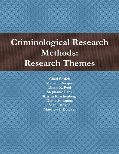 Criminological Research Methods Themes