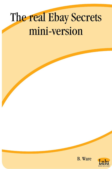 The real Ebay Secrets mini-version