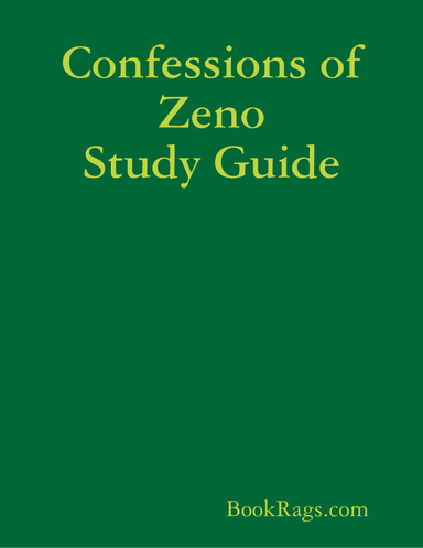 Confessions of Zeno Study Guide