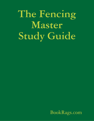 The Fencing Master Study Guide