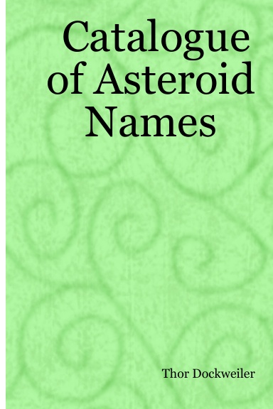 Catalogue of Asteroid Names
