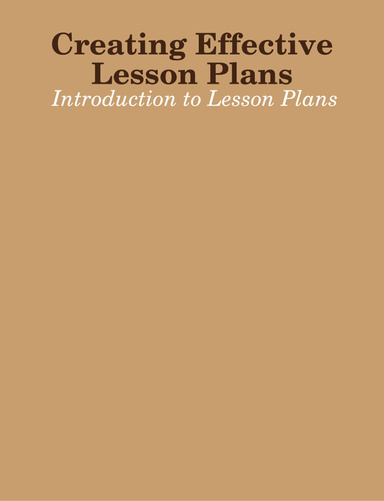 Creating Effective Lesson Plans