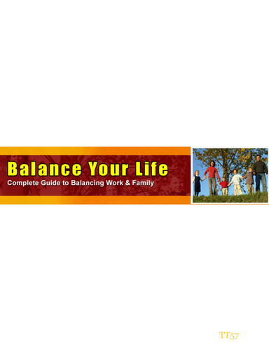 Balance Your Life