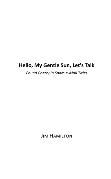 Hello, My Gentle Sun, Let's Talk