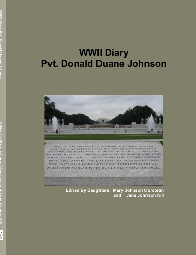 WWII Diary: Pvt. Donald Duane Johnson
