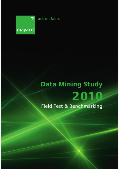 Data Mining Study 2010: Field Test & Benchmarking - PDF