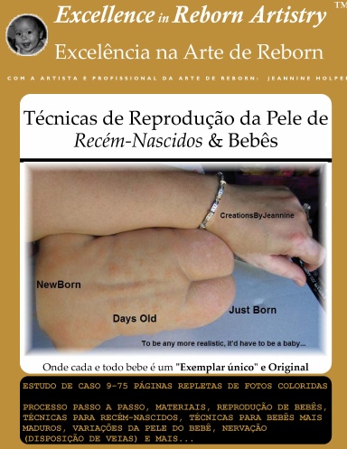 CS#9 Excellence in Reborn Artistry™: Técnicas de Reprodução da Pele de Recém-Nascidos & Bebês