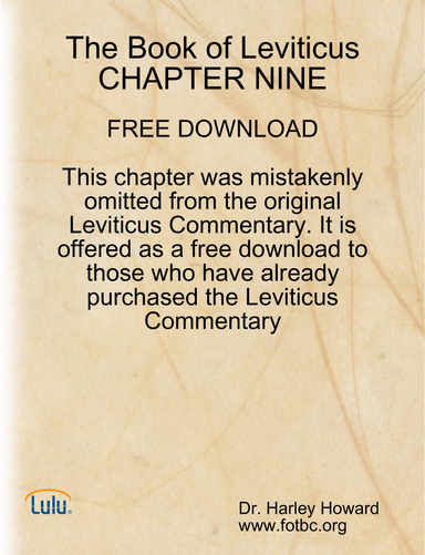 The Book of Leviticus CHAPTER NINE - FREE DOWNLOAD