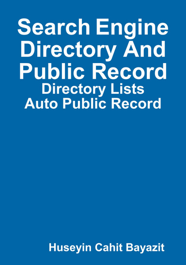 Search Engine Directory And Public Record