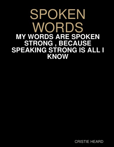 SPOKEN WORDS