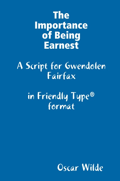 The Importance of Being Earnest - Gwendolen Fairfax - Perfect Bound