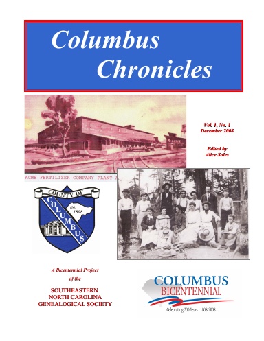 Columbus Chronicles: Vol. 1, No. 1