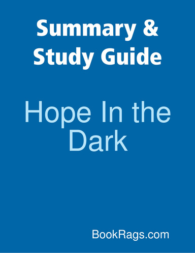 Summary & Study Guide: Hope In the Dark