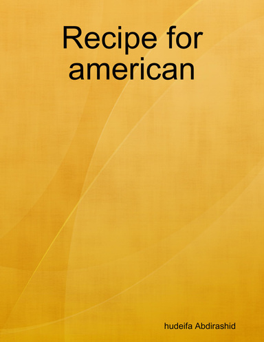Recipe for american