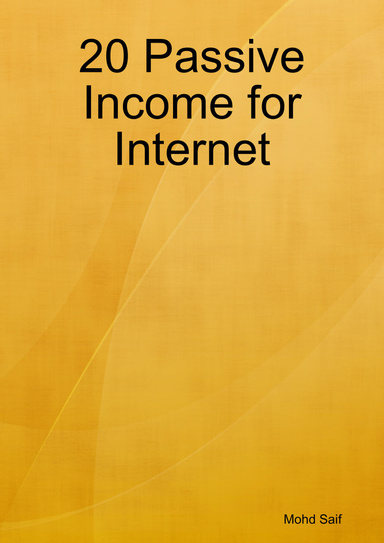 20 Passive Income for Internet