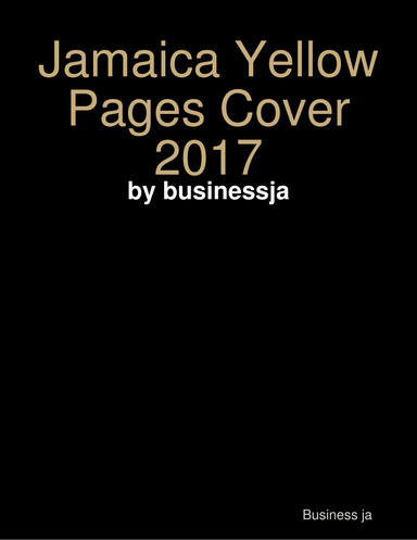 Jamaica Yellow Pages Cover 2017