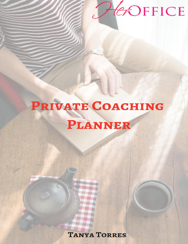 Private Coaching Business Planner