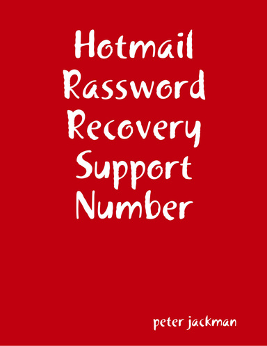 Hotmail Rassword Recovery