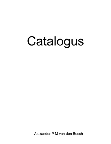 Catalogus