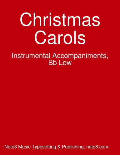Christmas Carols: Instrumental Accompaniments, Bb Low