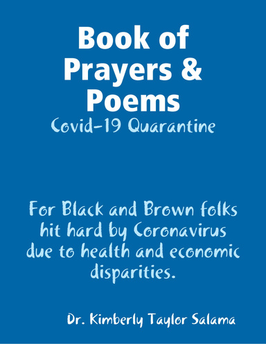 Book of Prayers & Poems: Covid-19 Quarantine