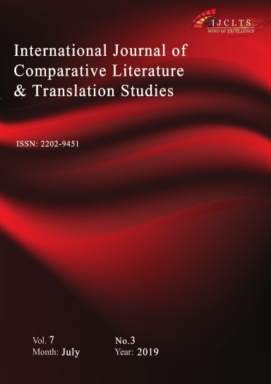 International Journal of Comparative Literature and Translation Studies [Vol 7, No 3 (2019)]