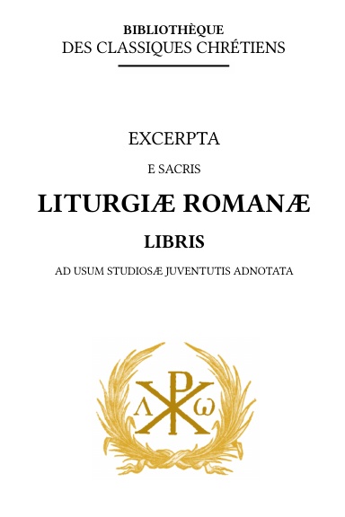 Excerpta e sacris liturgiae romanae libris