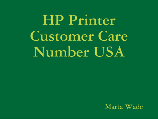 HP Printer Customer Care Number USA