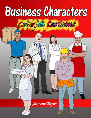Business Characters Colorful Cartoons