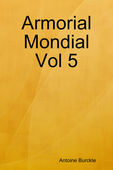 Armorial Mondial Vol 5