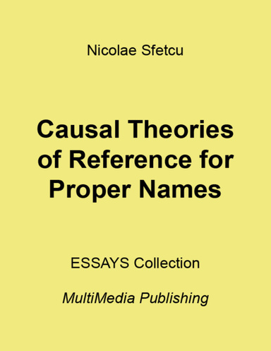 Causal Theories of Reference for Proper Names