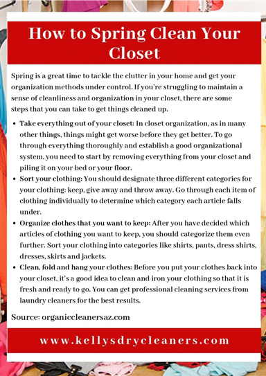 How to Spring Clean Your Closet
