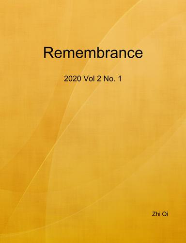 Remembrance: 2020 Vol 2 No. 1