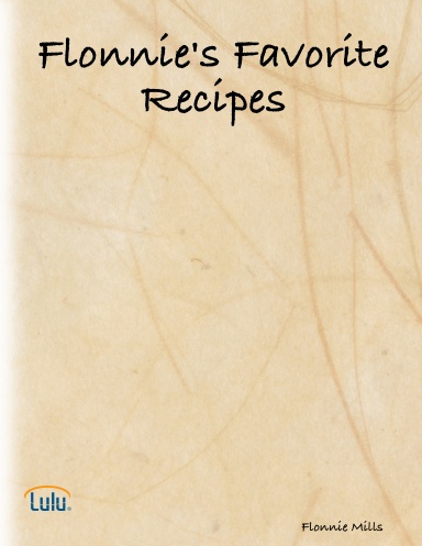 Flonnie's Favorite Recipes