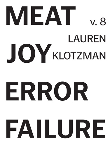 MEAT JOY ERROR FAILURE VOL. 8