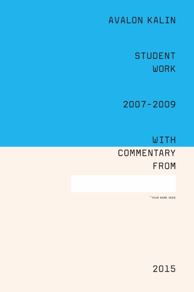 Student Work 2007-2009