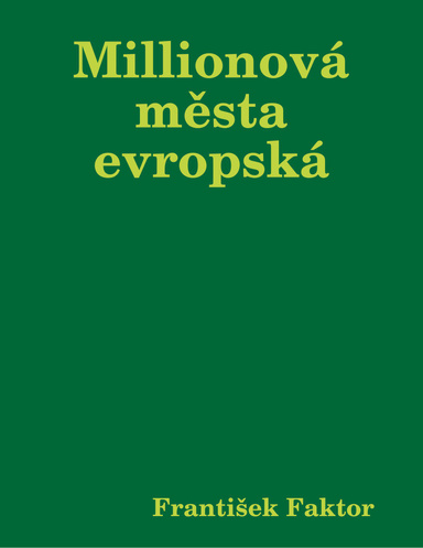 Millionová města evropská