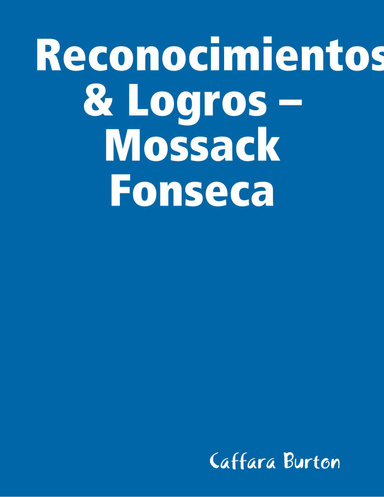 Reconocimientos & Logros – Mossack Fonseca