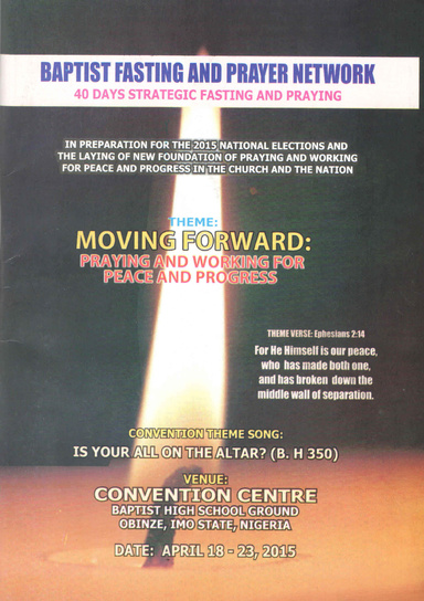 Baptist Fasting and Prayer Network 2015