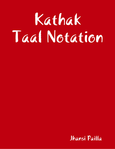 Kathak Taal Notation