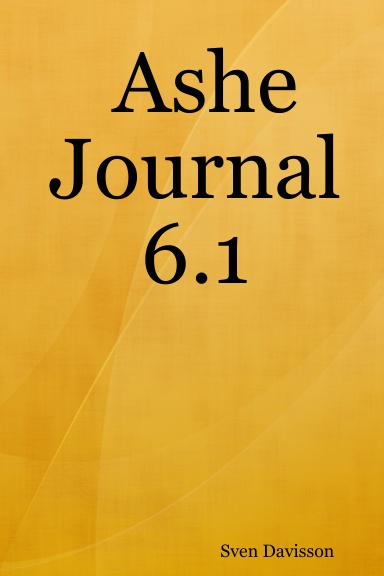Ashe Journal 6.1