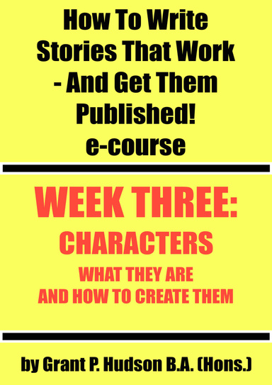 How to Write Stories Week Three