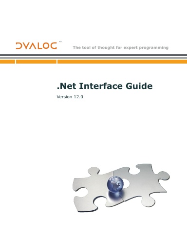Dyalog Version 12.0 .Net Interface Guide
