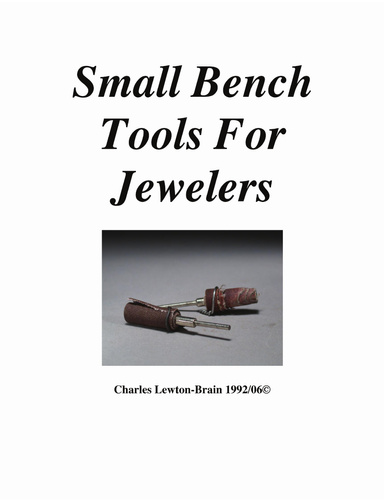 Small Tools For Jewelers
