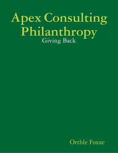 Apex Consulting Philanthropy - Giving Back