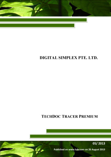 TechDoc Tracer Premium 05/2013