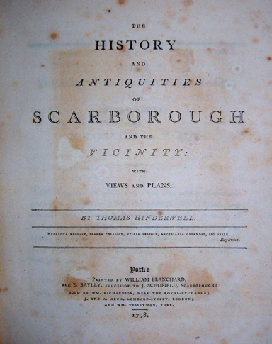 The History and Antiquities of Scarborough and the Vicinity (1798)