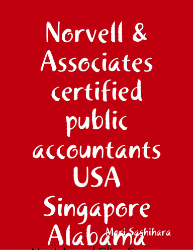 Norvell & Associates certified public accountants USA Singapore Alabama: New! Annual Filing Season Program
