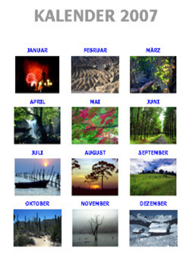 Jahreskalender 2007